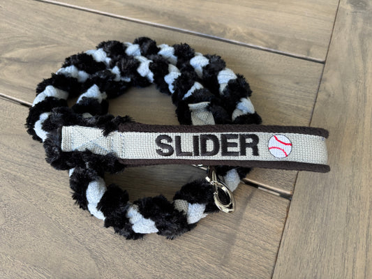 Braided Minky Clip Leash