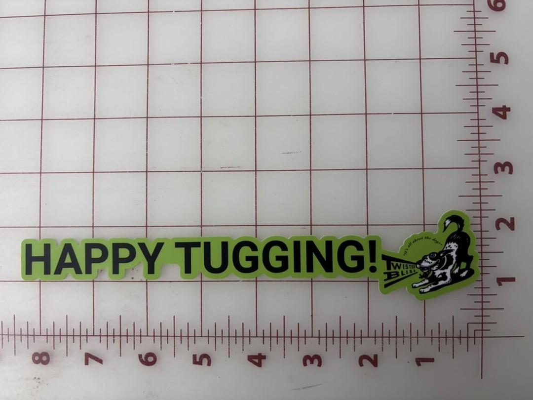 Happy Tugging Long Sticker