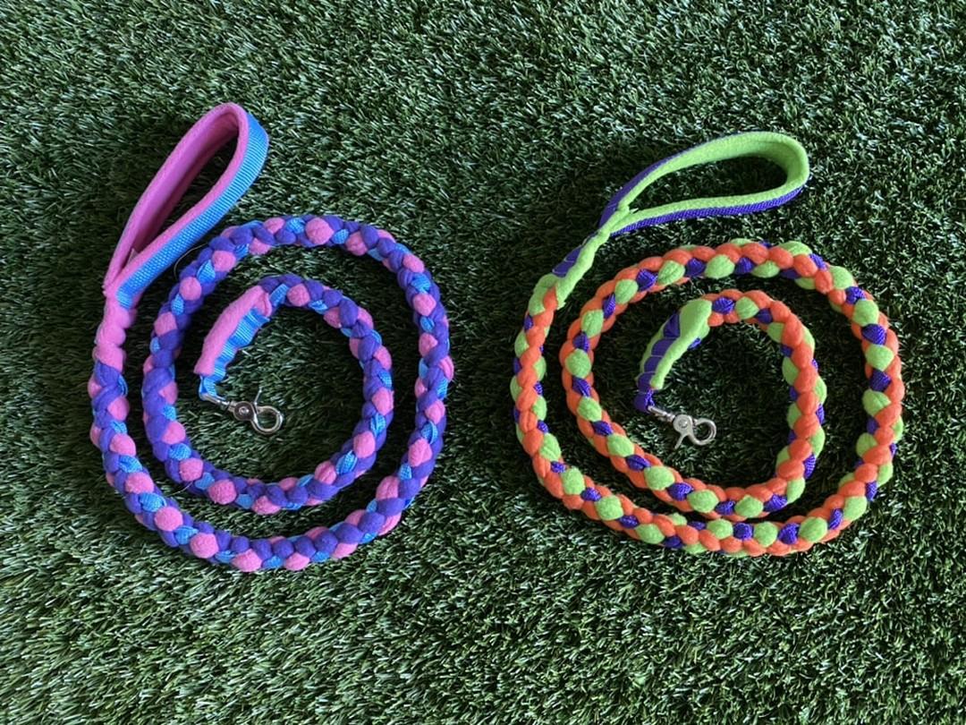 Braided Fleece Clip Leash