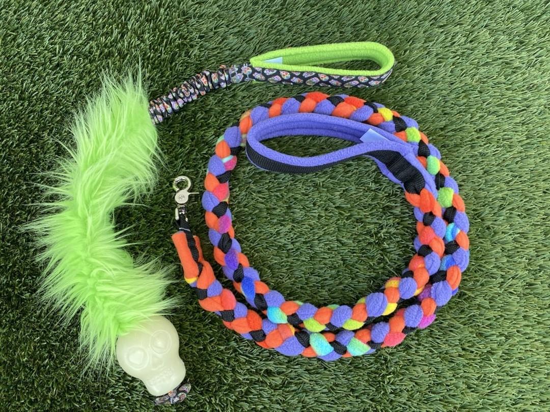 Braided Fleece Clip Leash