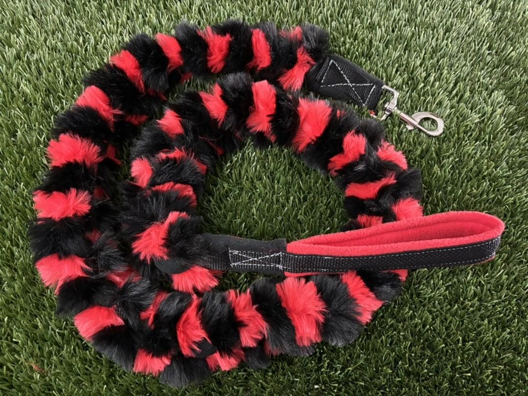 Braided Plush Clip Leash