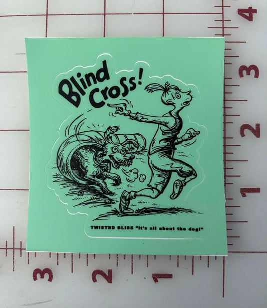 Blind Cross! Sticker