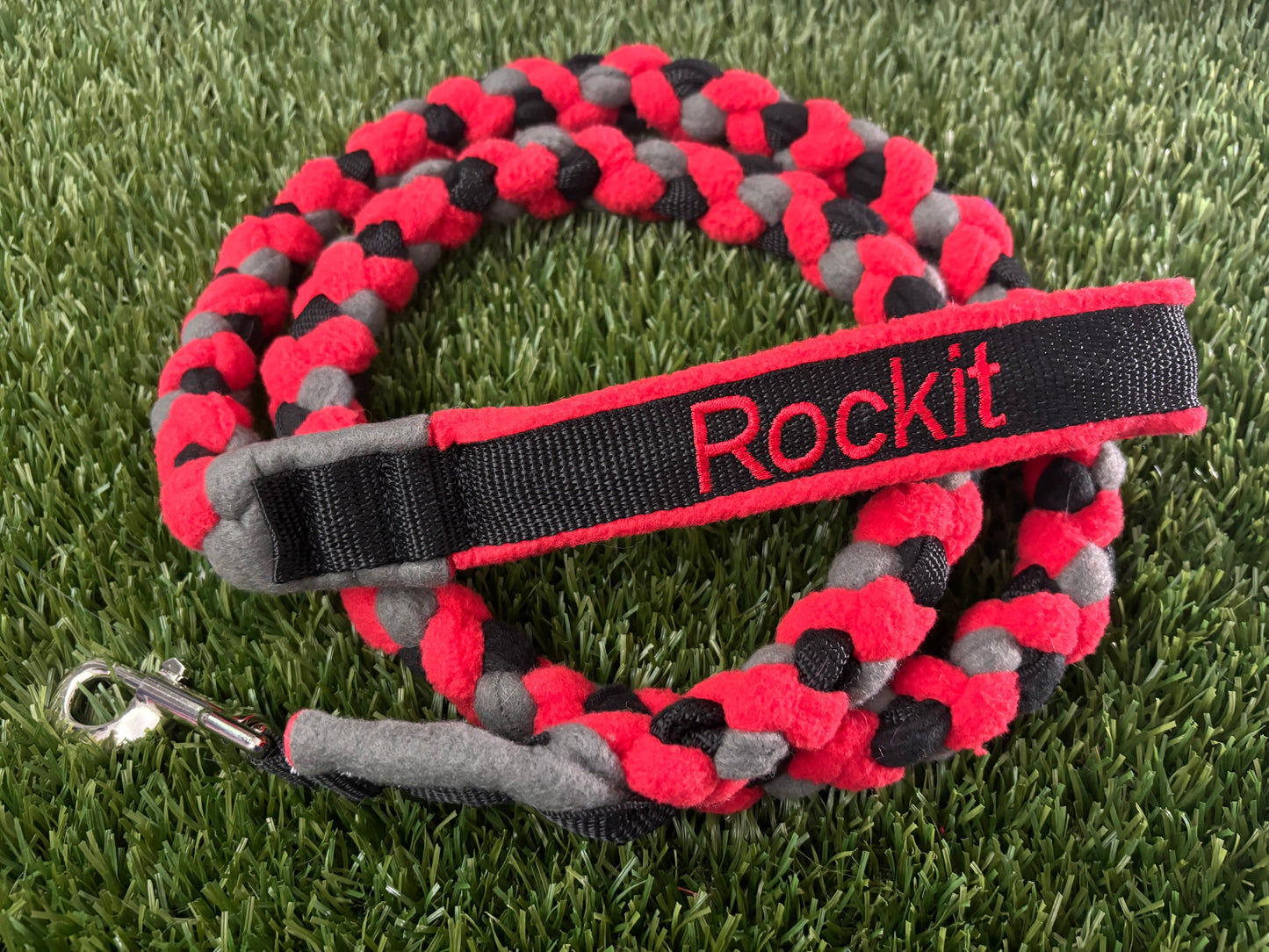 Braided Fleece Clip Leash