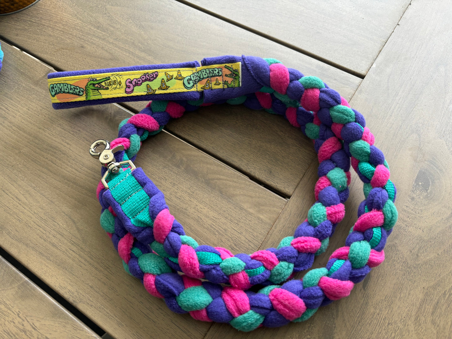 Braided Fleece Clip Leash