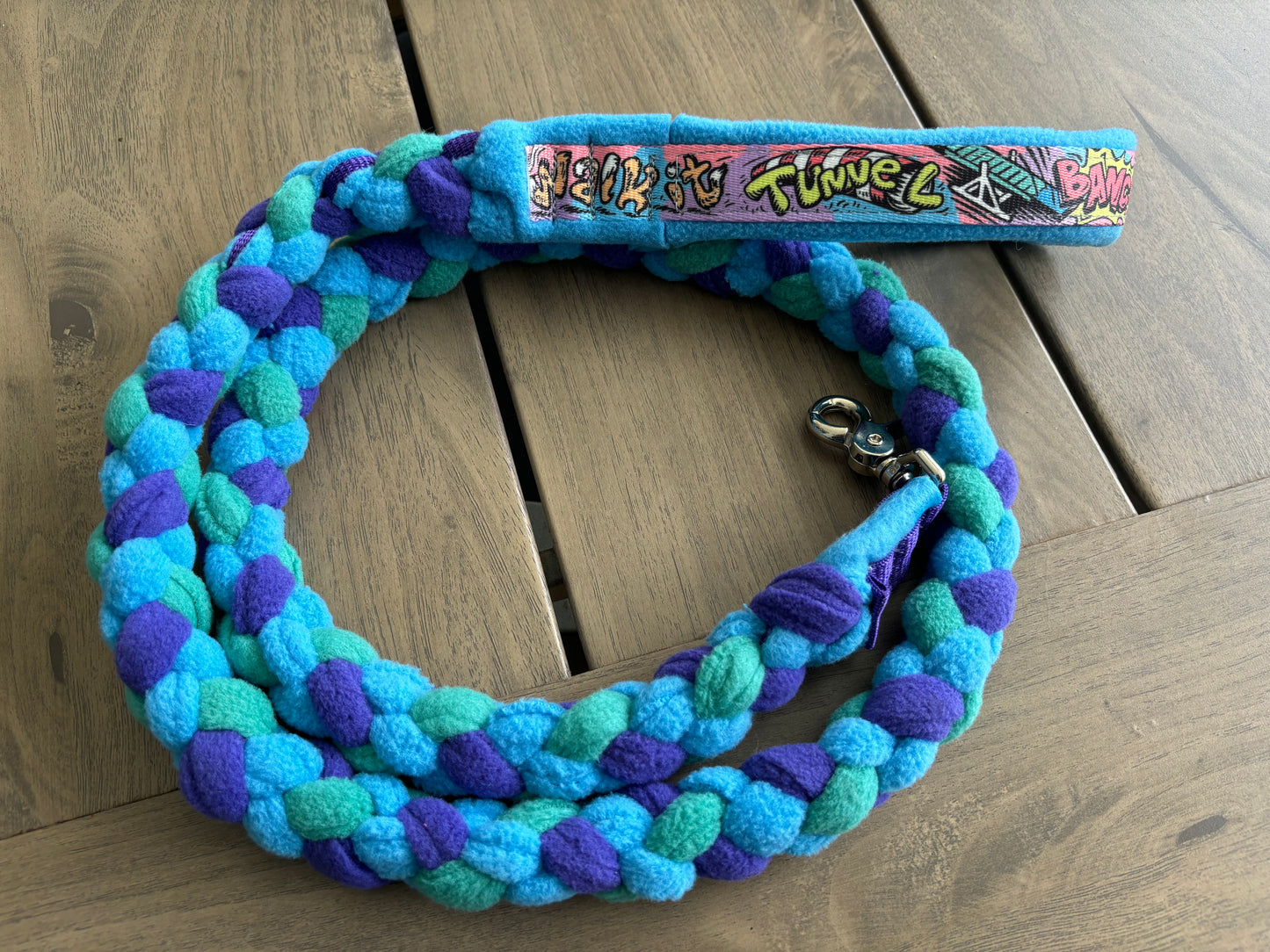 Braided Fleece Clip Leash