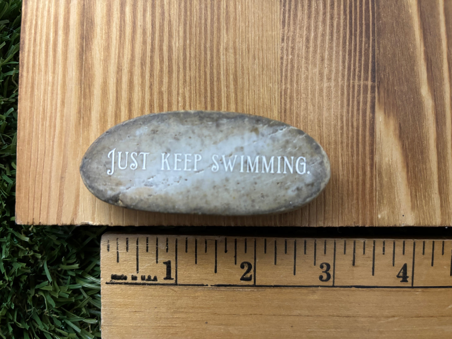 Group 51  Engraved Motivational River Rocks