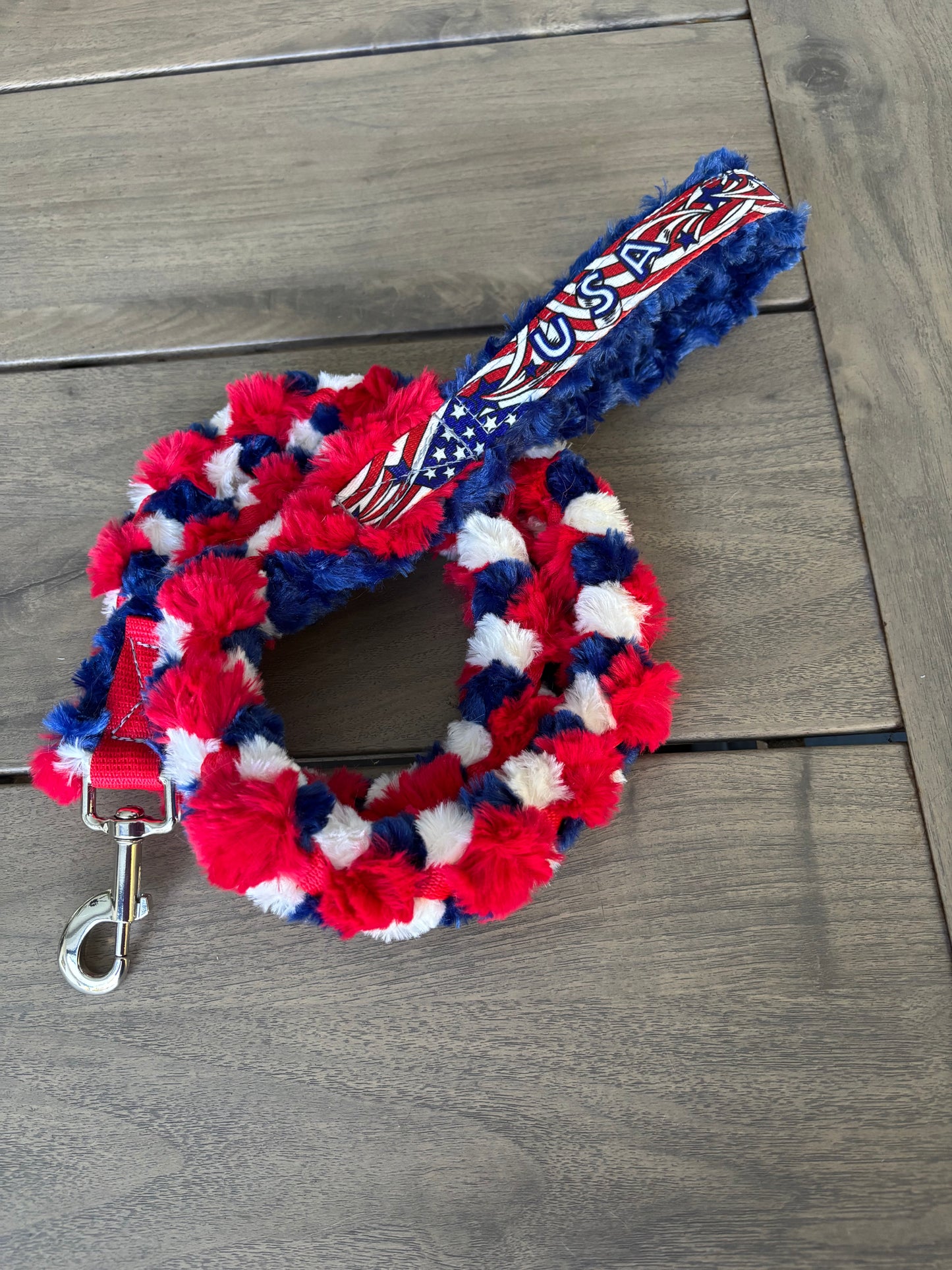 Braided Minky Clip Leash