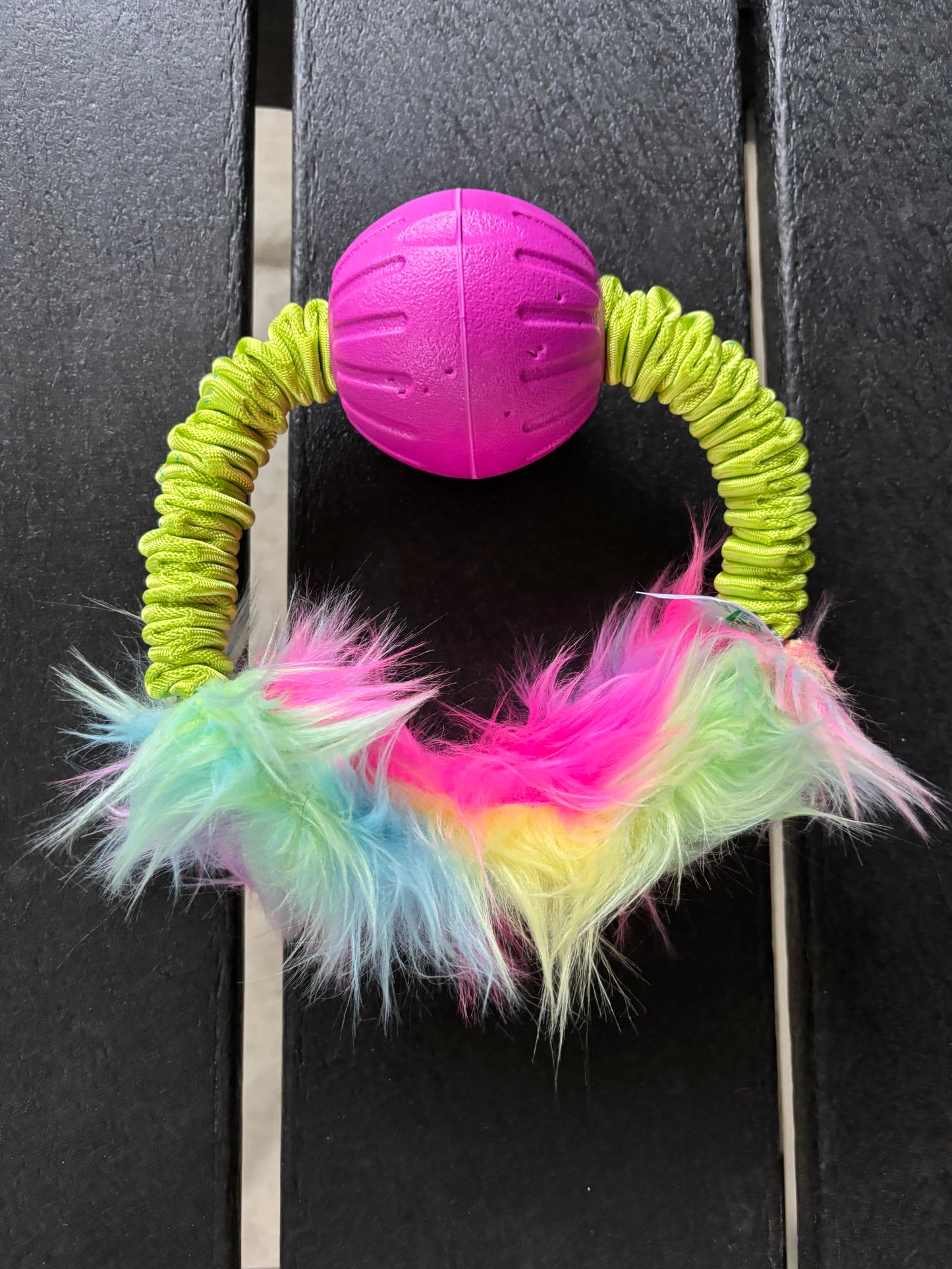 2.75” Foam Ball Circle w Faux Fur