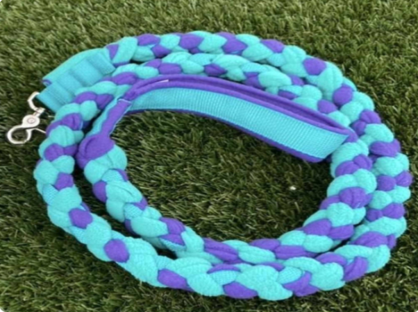 Braided Fleece Clip Leash